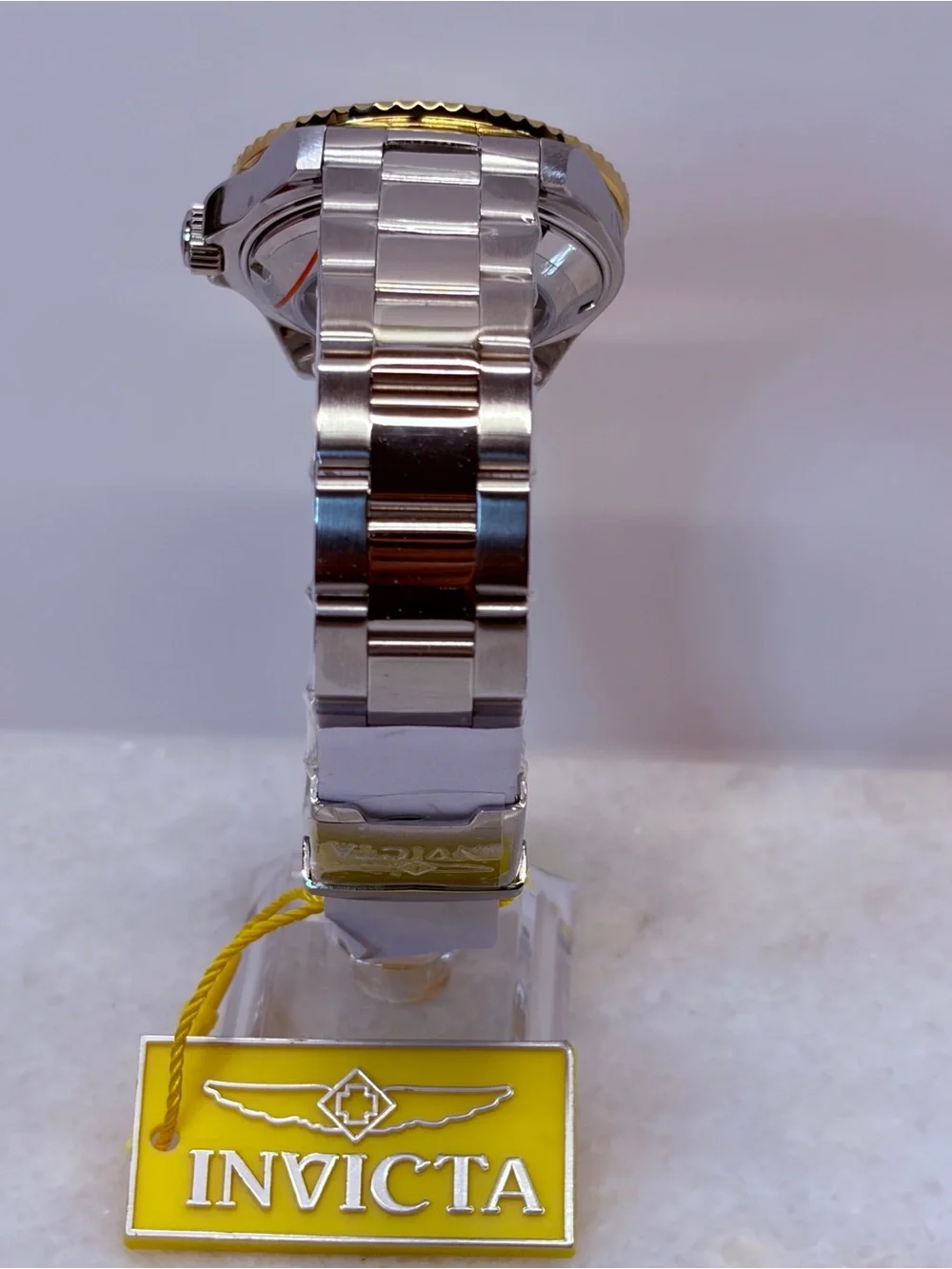 Invicta Pro Diver 40mm Automatic Mens Watch - Two tone With Champagne Dial